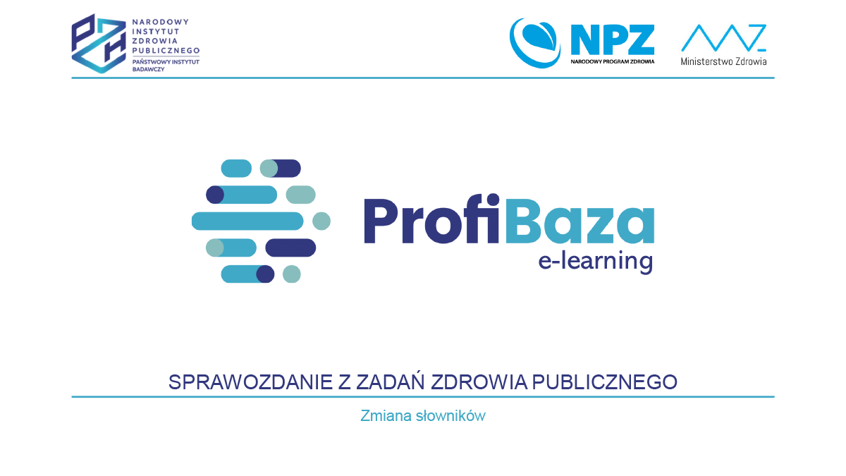 E - Learning - Zmiana Słowników - JST i Urzędy centralne